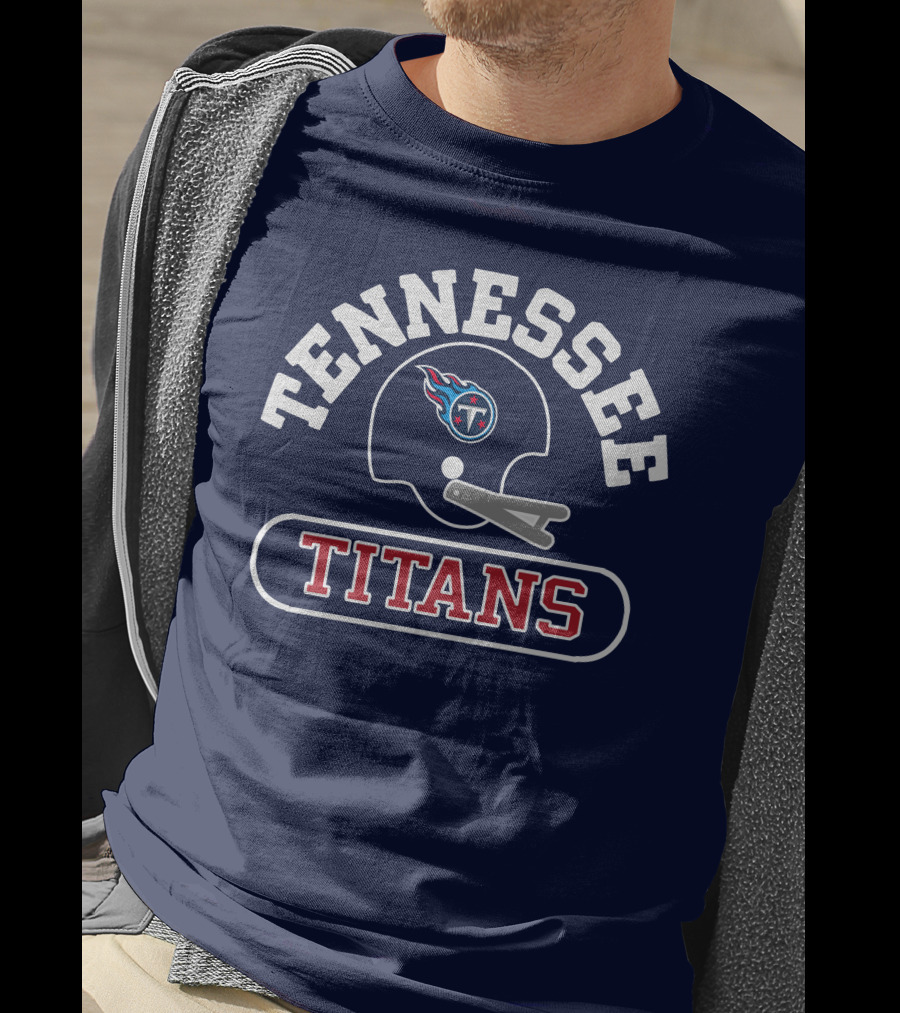 Jason Mccourty Tennessee Titans Helmet T-Shirt