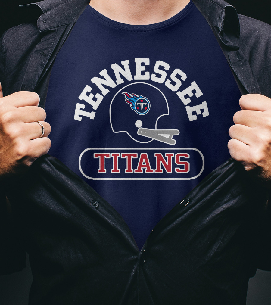Jason Mccourty Tennessee Titans Helmet T-Shirt