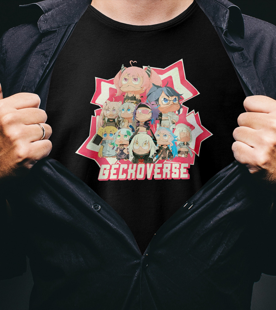 Mamavale Zentreya Geckoverse Animated Characters Compilation T-Shirt