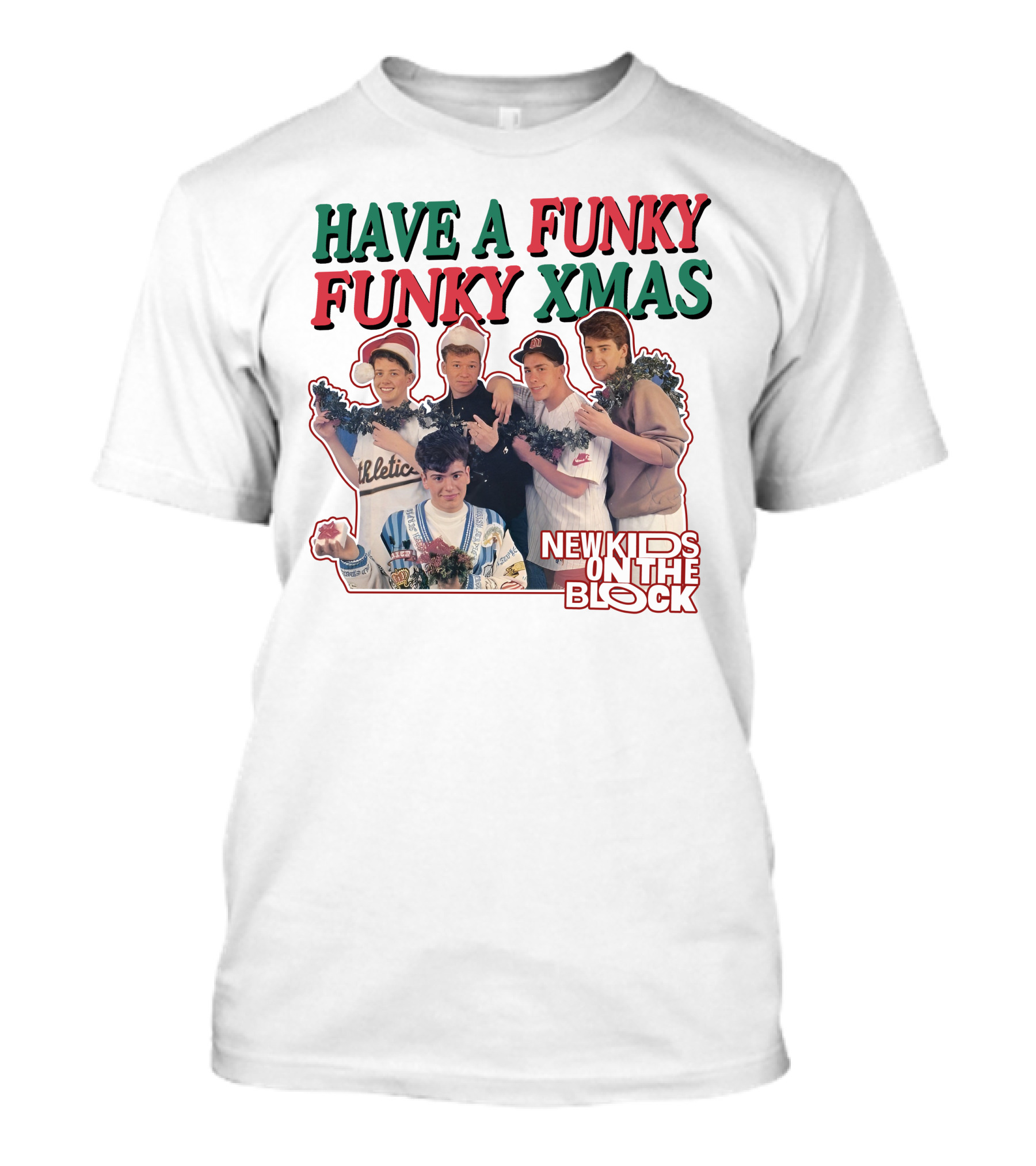 Have A Funky Funky Xmas New Kids On The Block T-Shirt