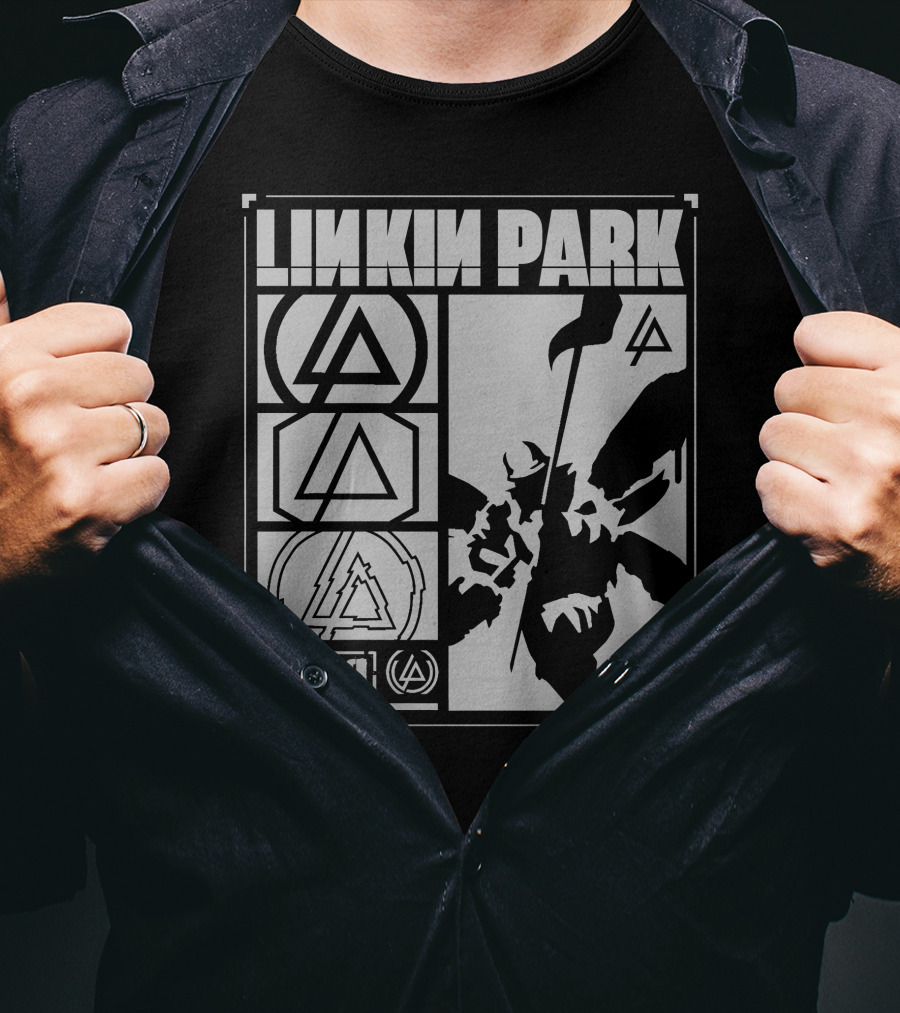 Linkin Park Logos Collection With Soldier T-Shirt
