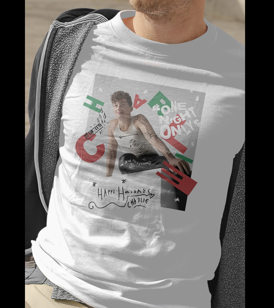 One Night Only Happy Holidays Charlie Puth Store T-Shirt