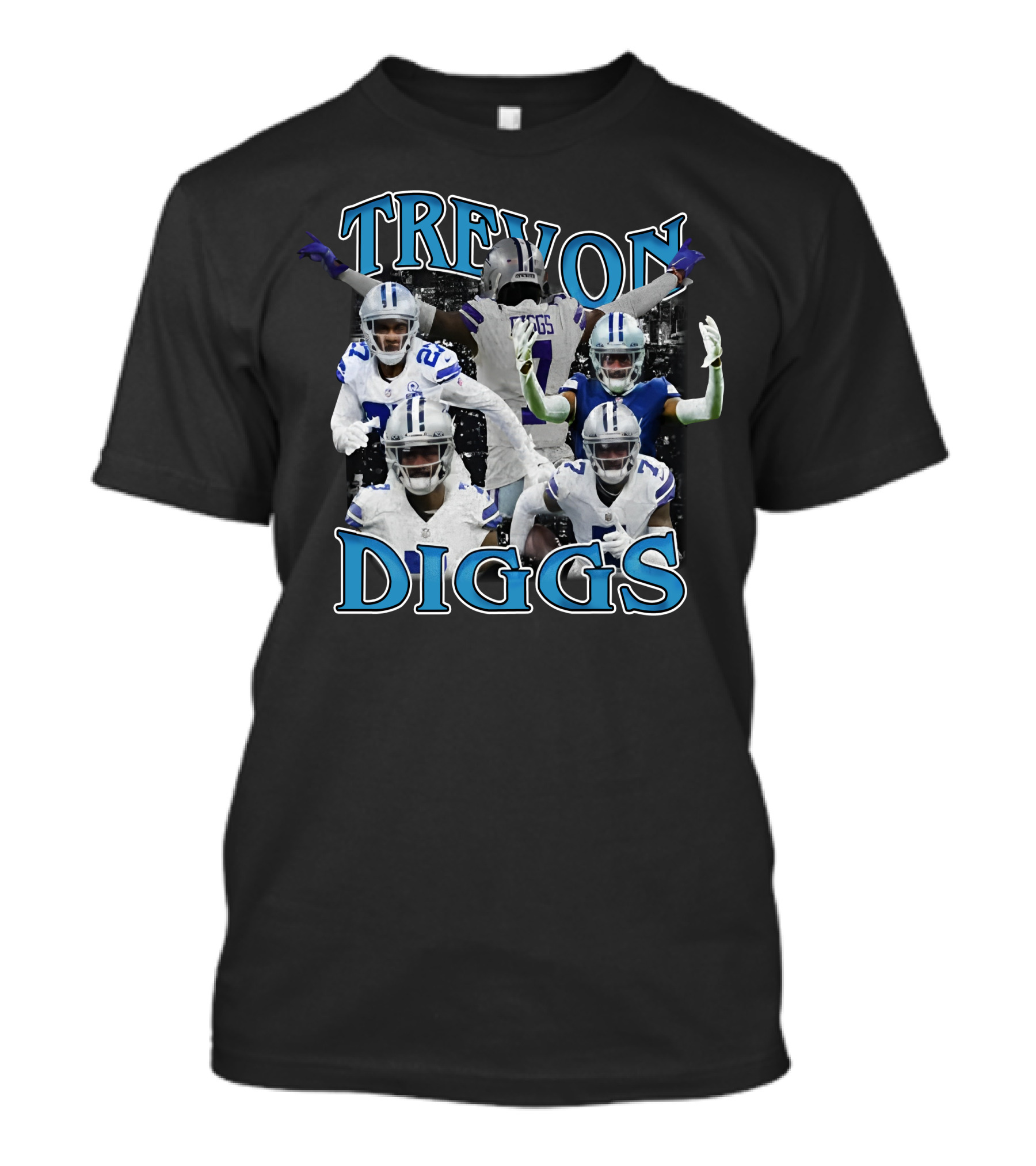 Trevon Diggs Dallas Cowboys Football Collage T-Shirt