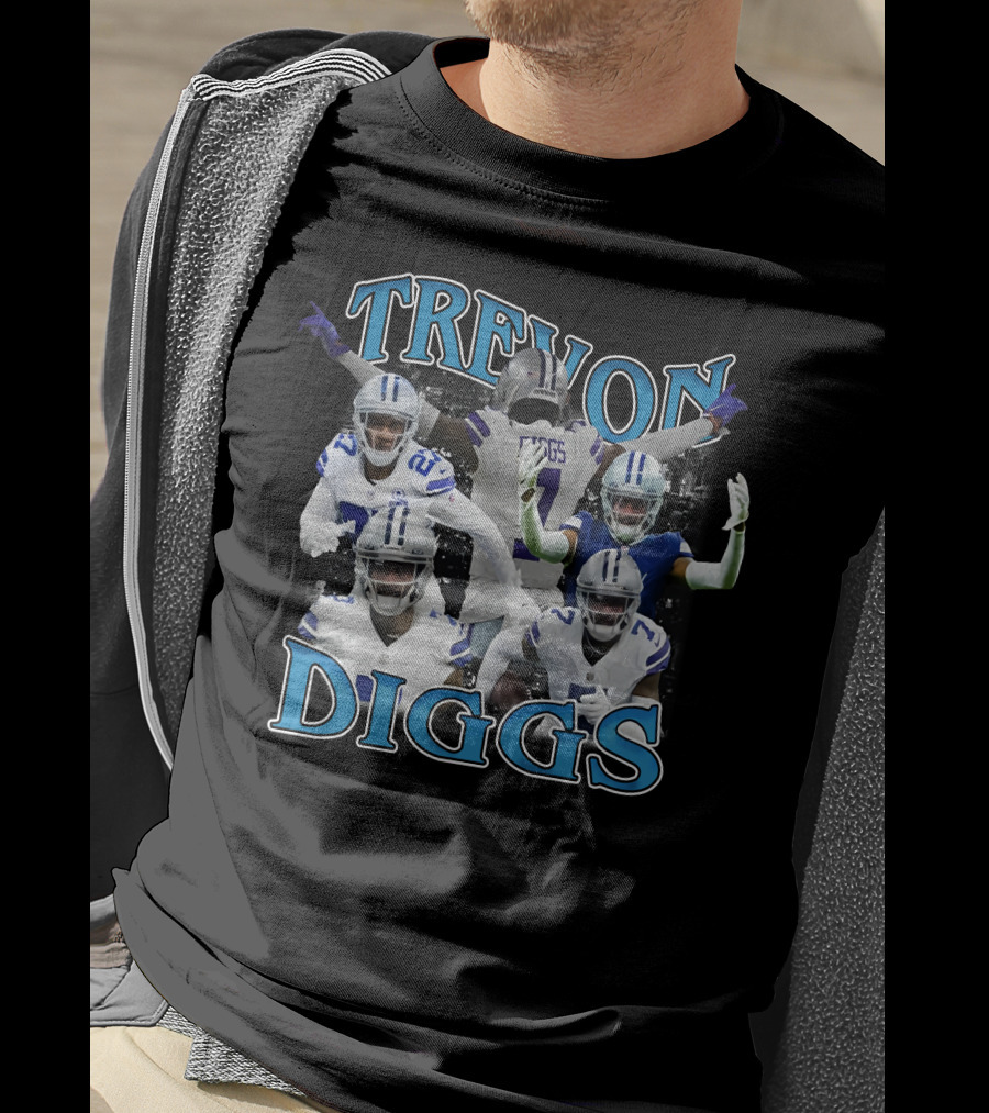 Trevon Diggs Dallas Cowboys Football Collage T-Shirt