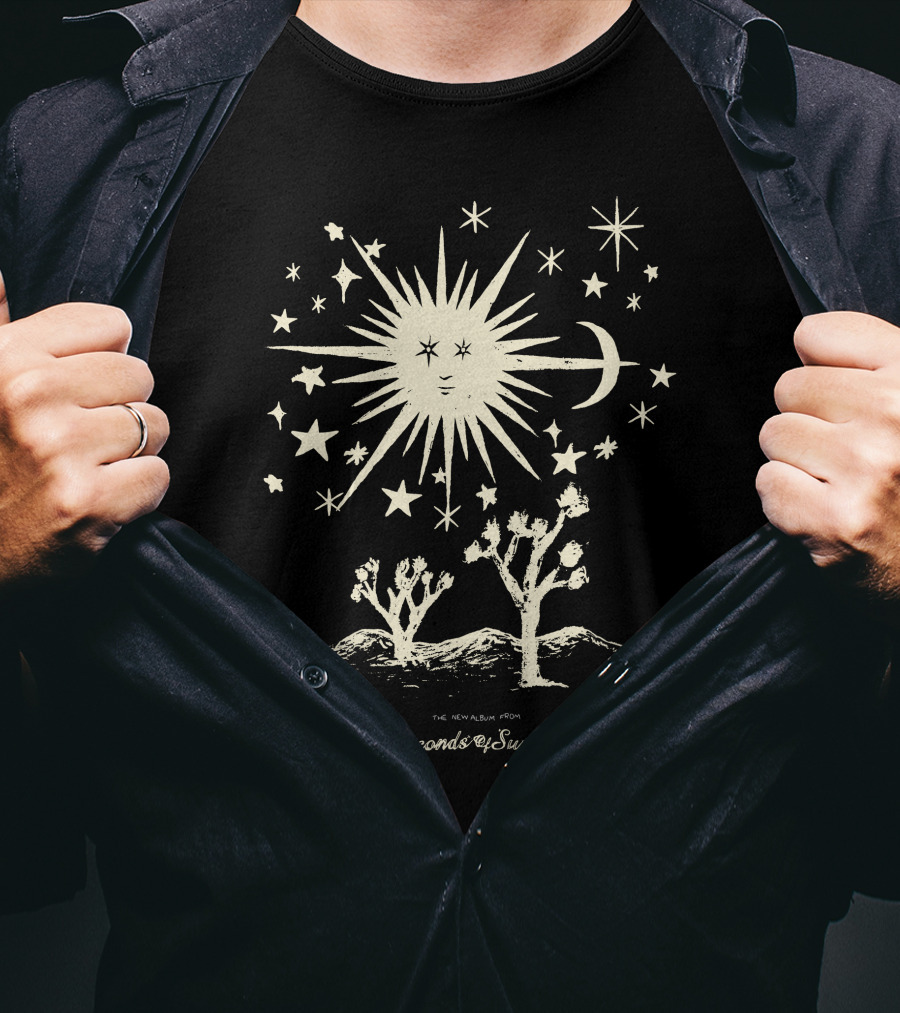 5 Seconds Of Summer The New Album Desert Night Sun And Stars T-Shirt