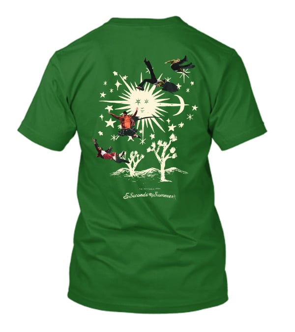 5 Seconds Of Summer The New Album Promo Desert Sun Starry Sky T-Shirt