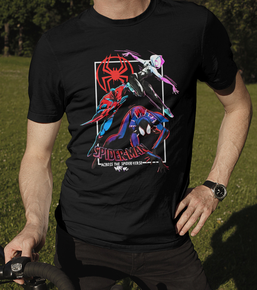 Spider Man Across The Spider Verse Art One Marvel Spider T-Shirt