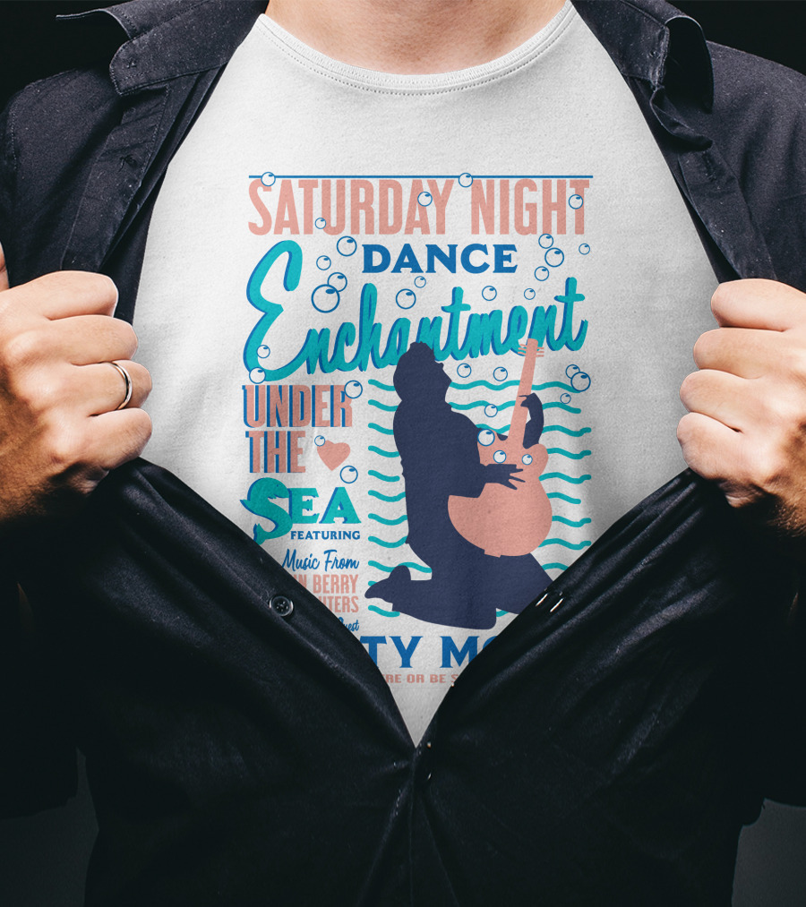 Saturday Night Dance Enchantment Under The Sea Marty Mcfly Be There Or Be Square Live Music From Marvin Berry Starlighters Featuring T-Shirt