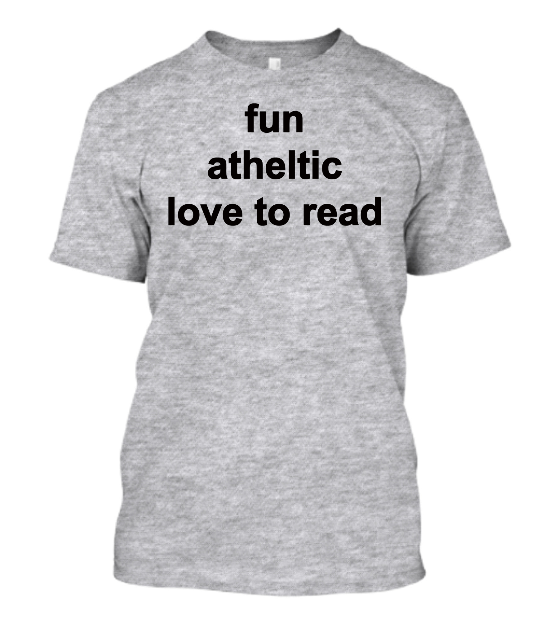 Fun Athletic Love To Read T-Shirt