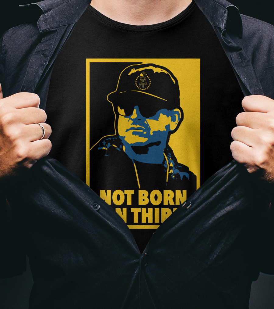 Not Born On Third Baseball Cap Sunglasses T-Shirt