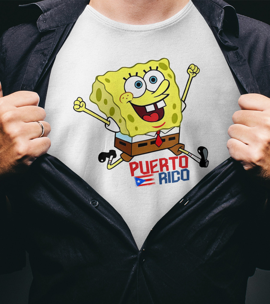 Ghetto Smosh Bob Esponja Puerto Rico T-Shirt