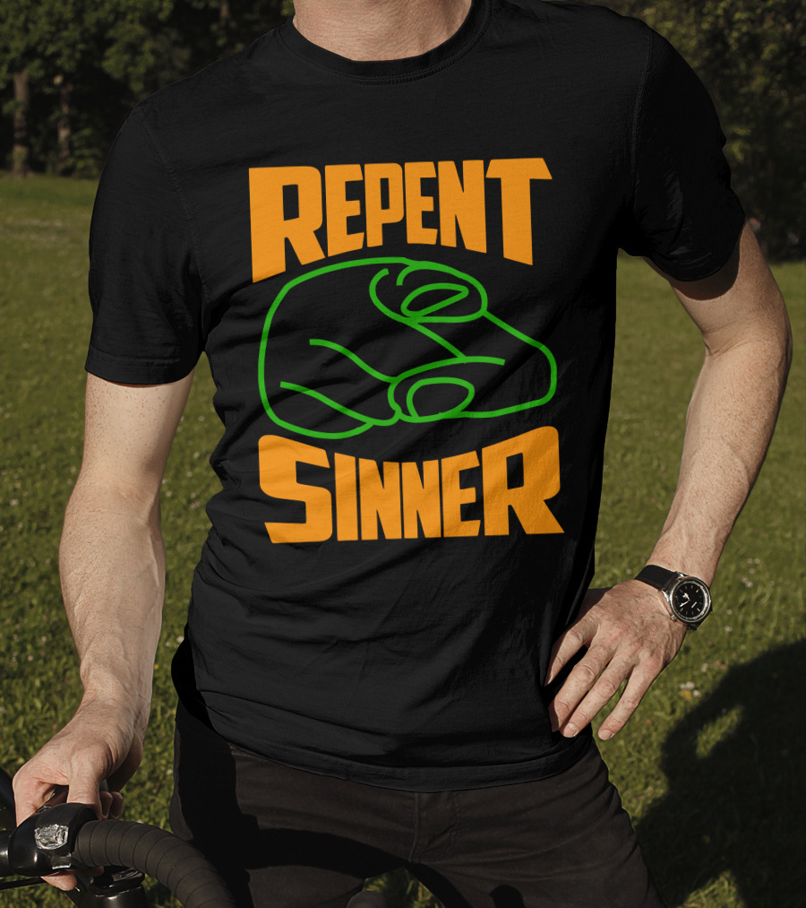 Repent Sinner Meme Fightclubvideos T-Shirt