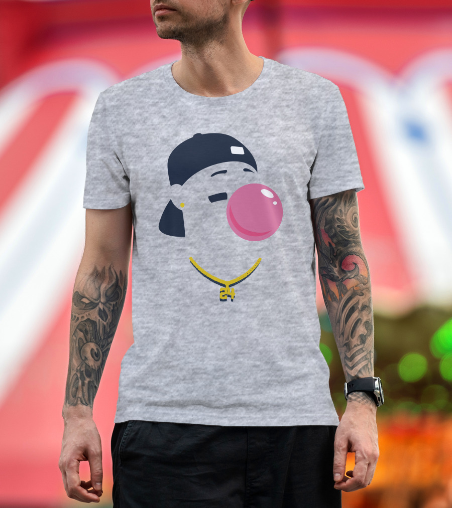 Your Favorite Player's Favorite Pl24er Iconic Style with Bubblegum and Cap T-Shirt
