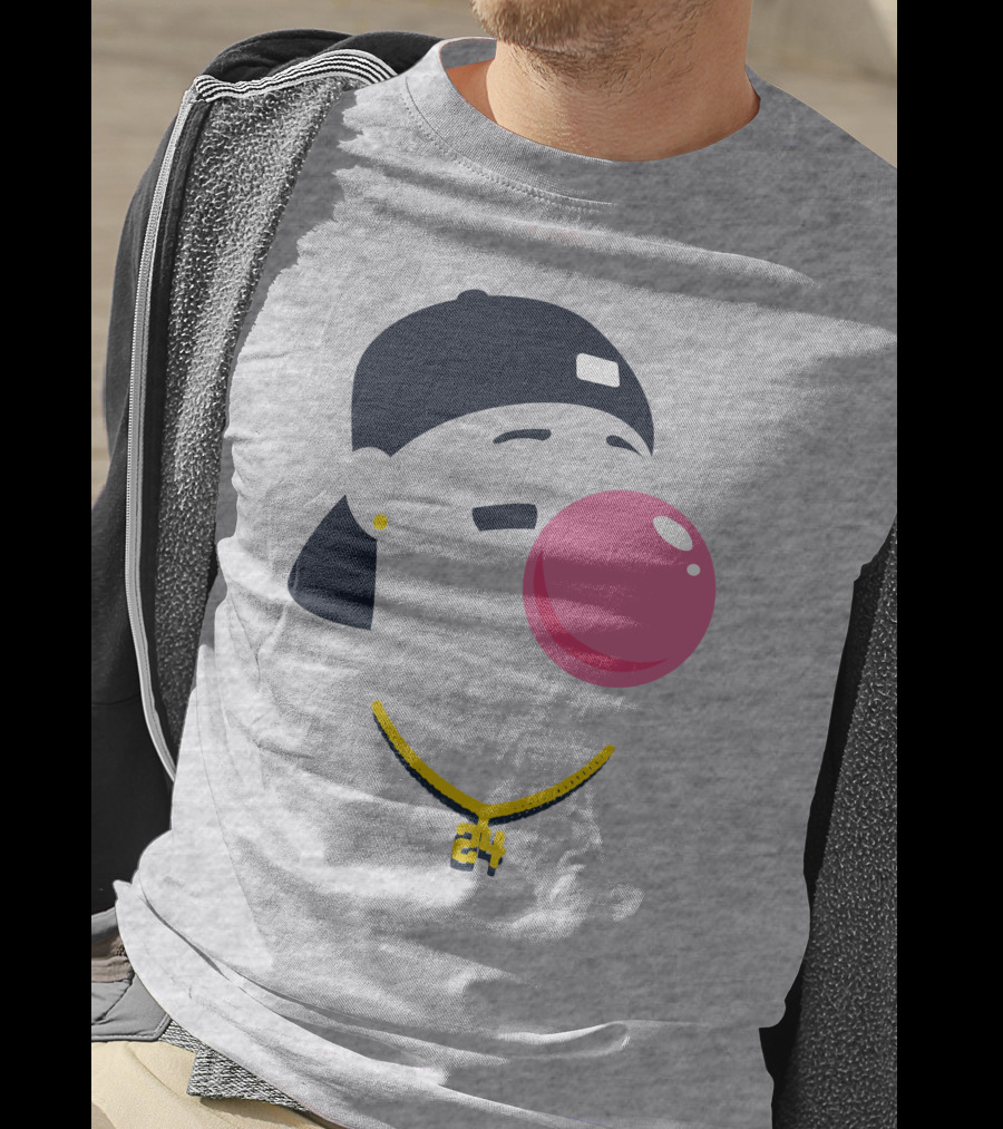 Your Favorite Player's Favorite Pl24er Iconic Style With Bubblegum And Cap T-Shirt