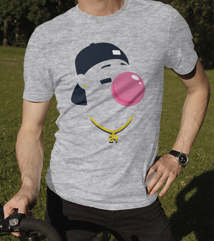 Your Favorite Player's Favorite Pl24er Iconic Style With Bubblegum And Cap T-Shirt