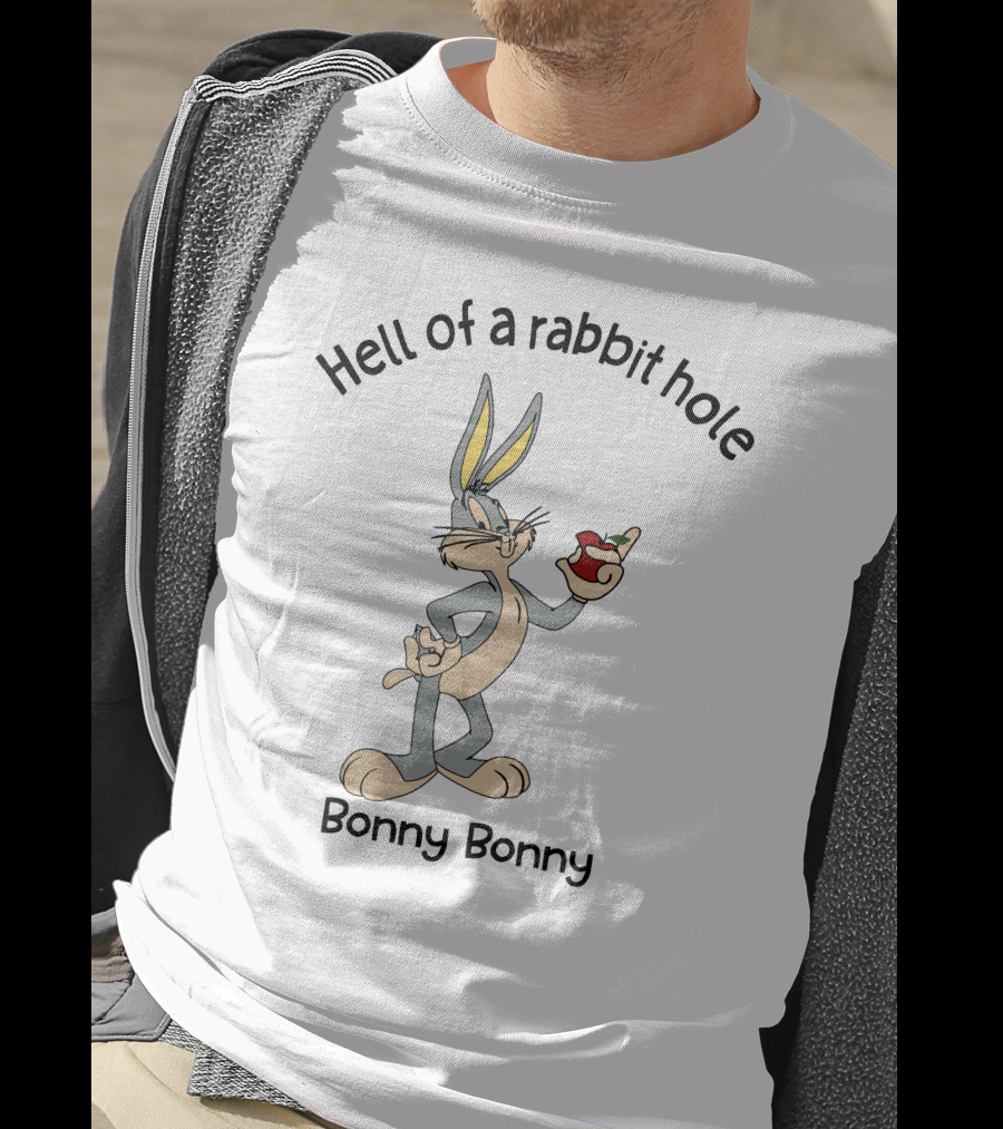 Hell Of A Rabbit Hole Bonny Bonny Bugs Apple T-Shirt