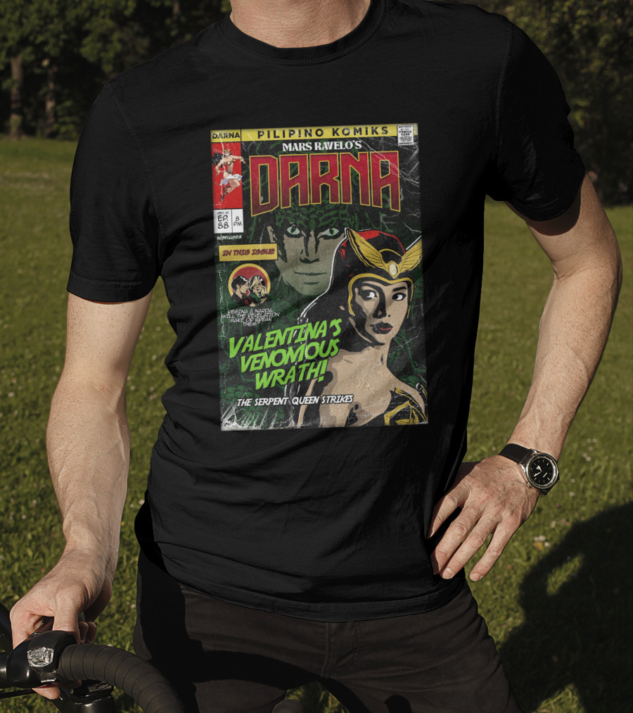 Pilipino Komiks Mars Ravelo's Darna Valentina's Venomous Wrath The Serpent Queen Strikes T-Shirt