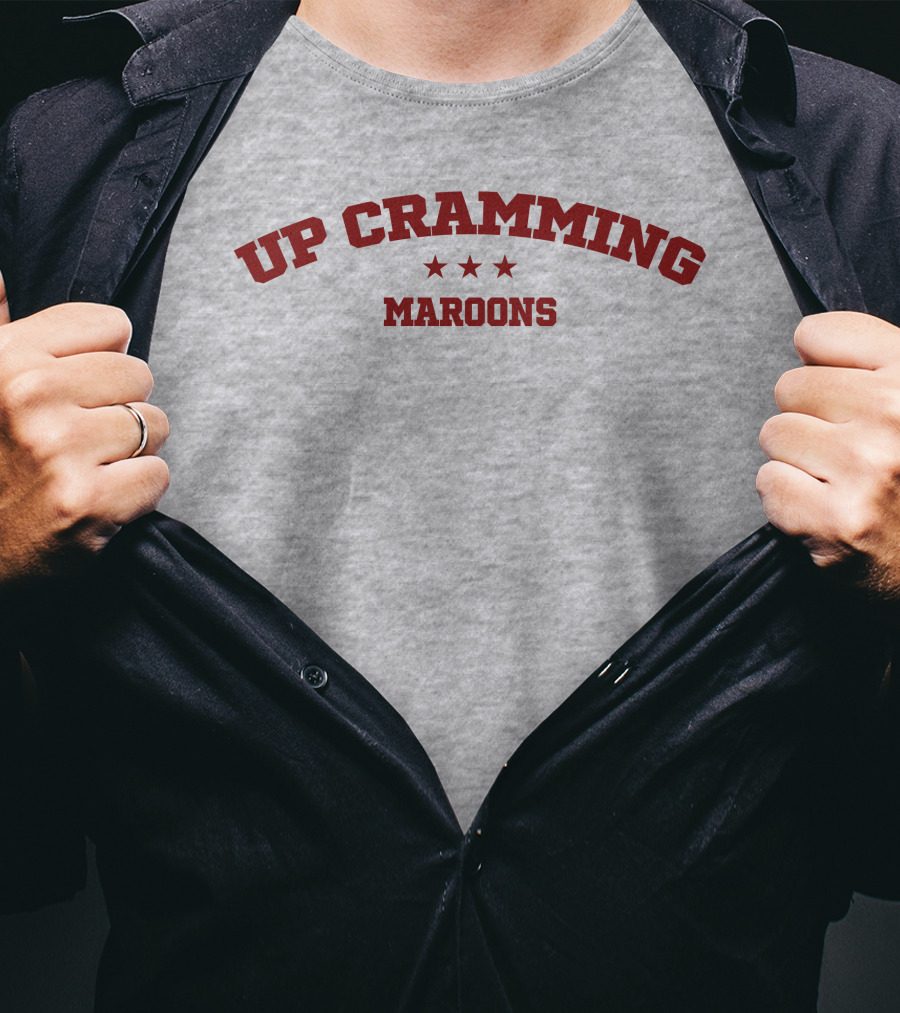 Up Cramming Maroons Stars T-Shirt