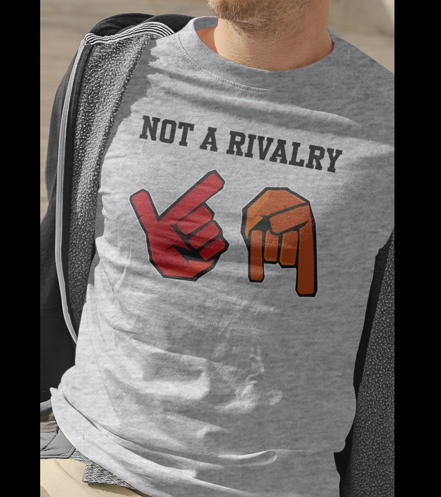 Not A Rivalry Hand Symbols Gesture T-Shirt