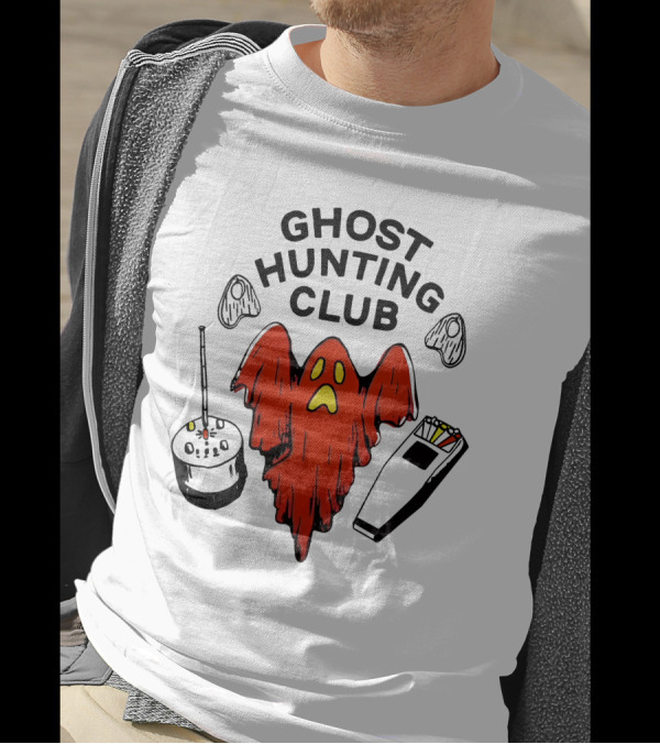 Exploring With Josh Ghost Hunting Club Paranormal Equipment Ghostly Adventure T-Shirt