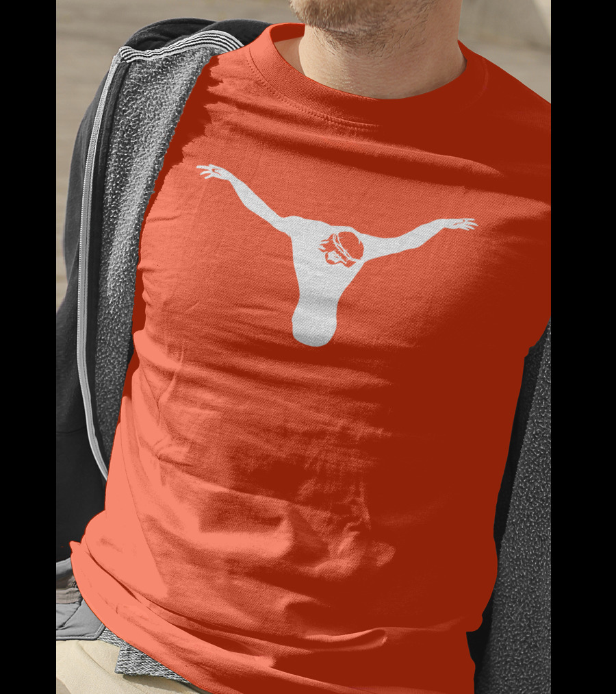 Texas Longhorns Jesus Crucifixion Silhouette Burnt Orange T-Shirt