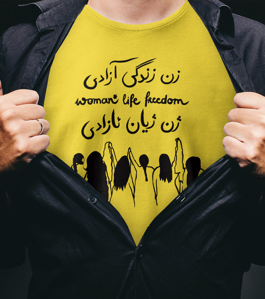 Thehouseofpod Woman Life Freedom زن زندگی آزادی زن ژیان ئازادی T-Shirt