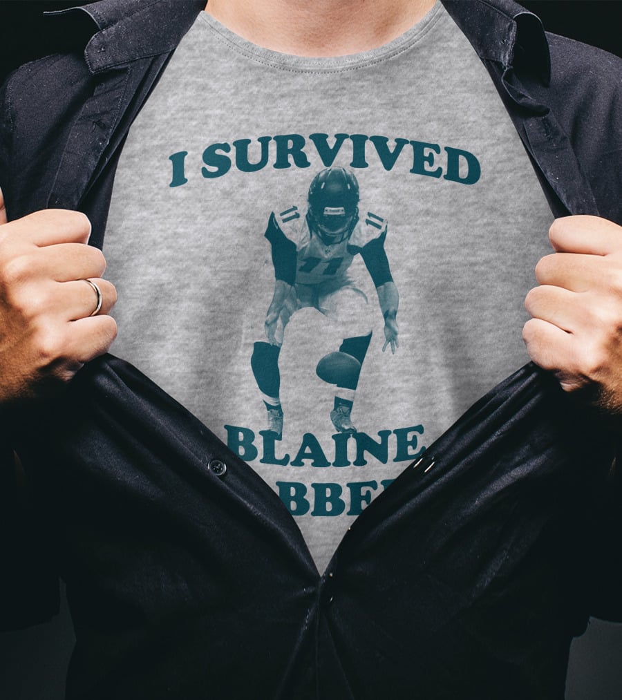 I Survived Blaine Gabbert Football Quarterback Action T-Shirt