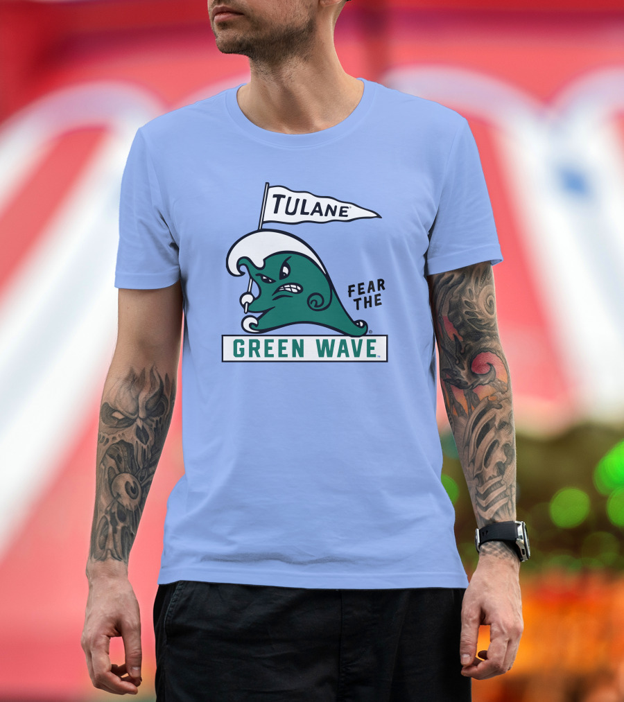 Homefield Tulane Green Wave Fear The Green Wave T-Shirt