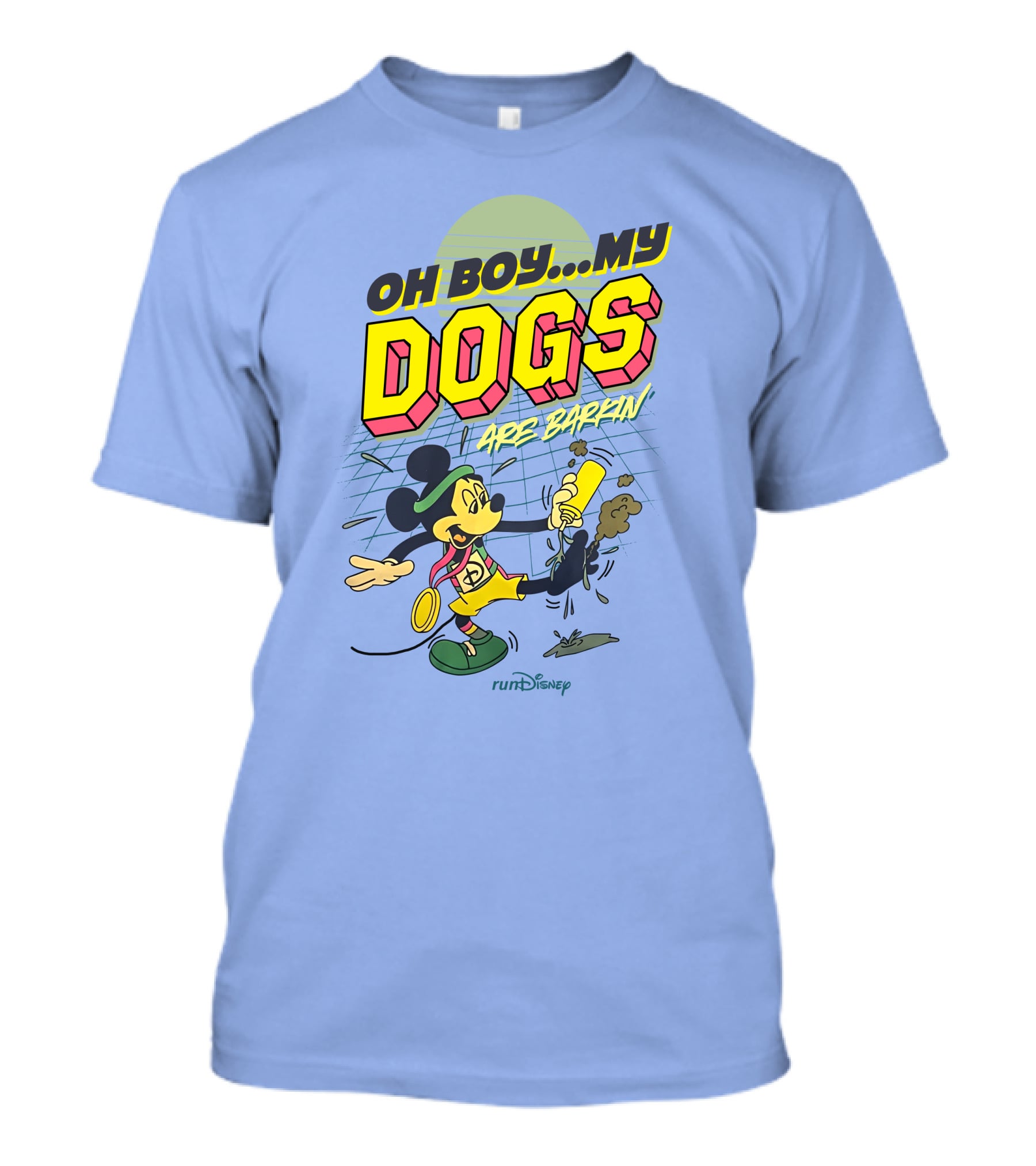RunDisney Expo Oh Boy My Dogs Are Barkin Rundisney Mickey Mouse T-Shirt