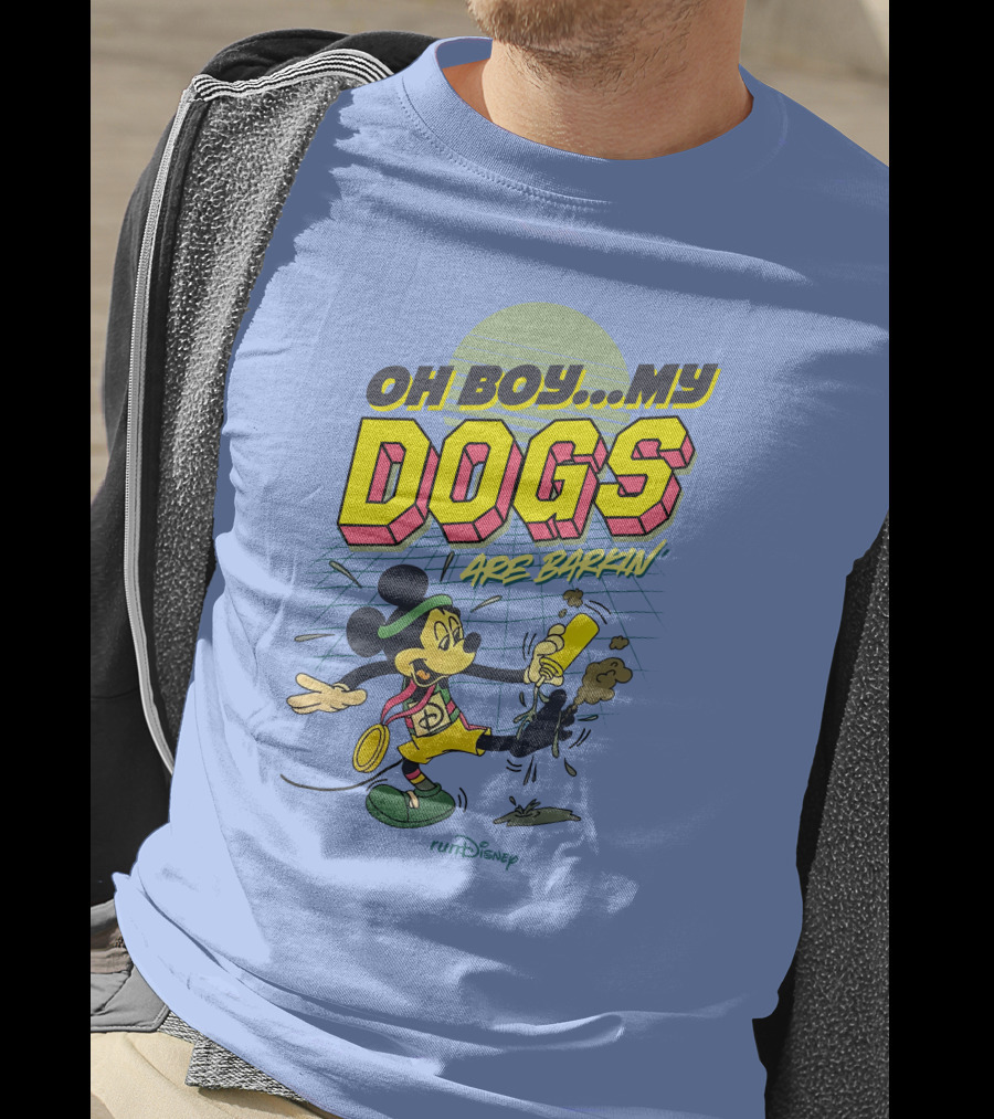 RunDisney Expo Oh Boy My Dogs Are Barkin Rundisney Mickey Mouse T-Shirt