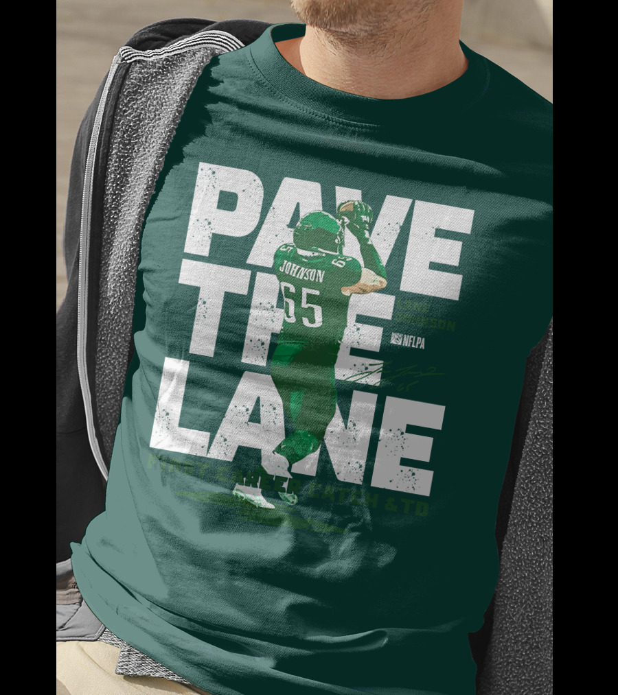Pave The Lane Johnson NFLPA First Career Catch And TD T-Shirt