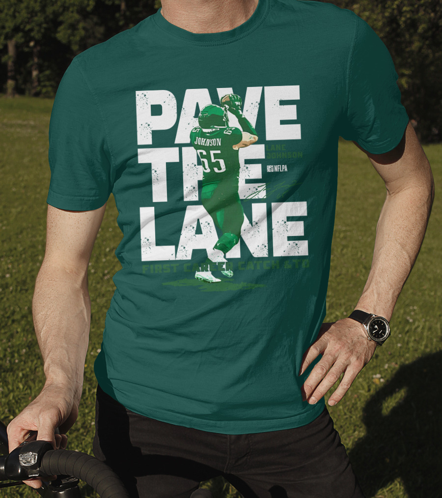 Pave The Lane Johnson NFLPA First Career Catch And TD T-Shirt
