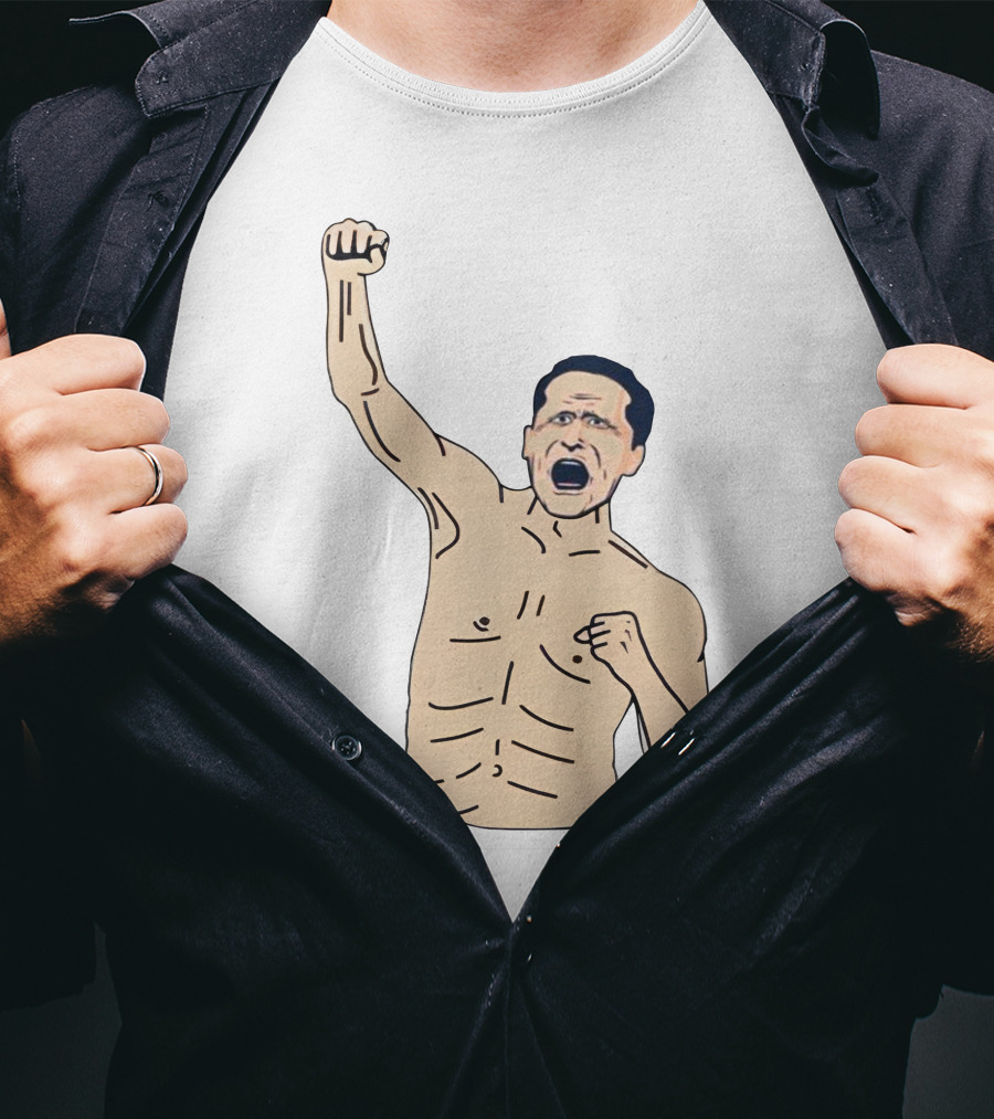 Eric Musselman Celebration Shirtless Fist Pump T-Shirt