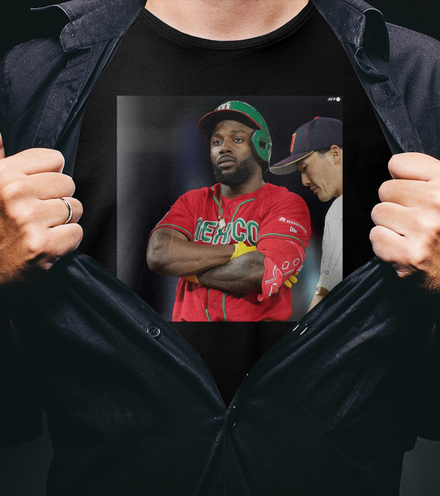 Randy Arozarena Mexico Baseball Team Red Jersey T-Shirt