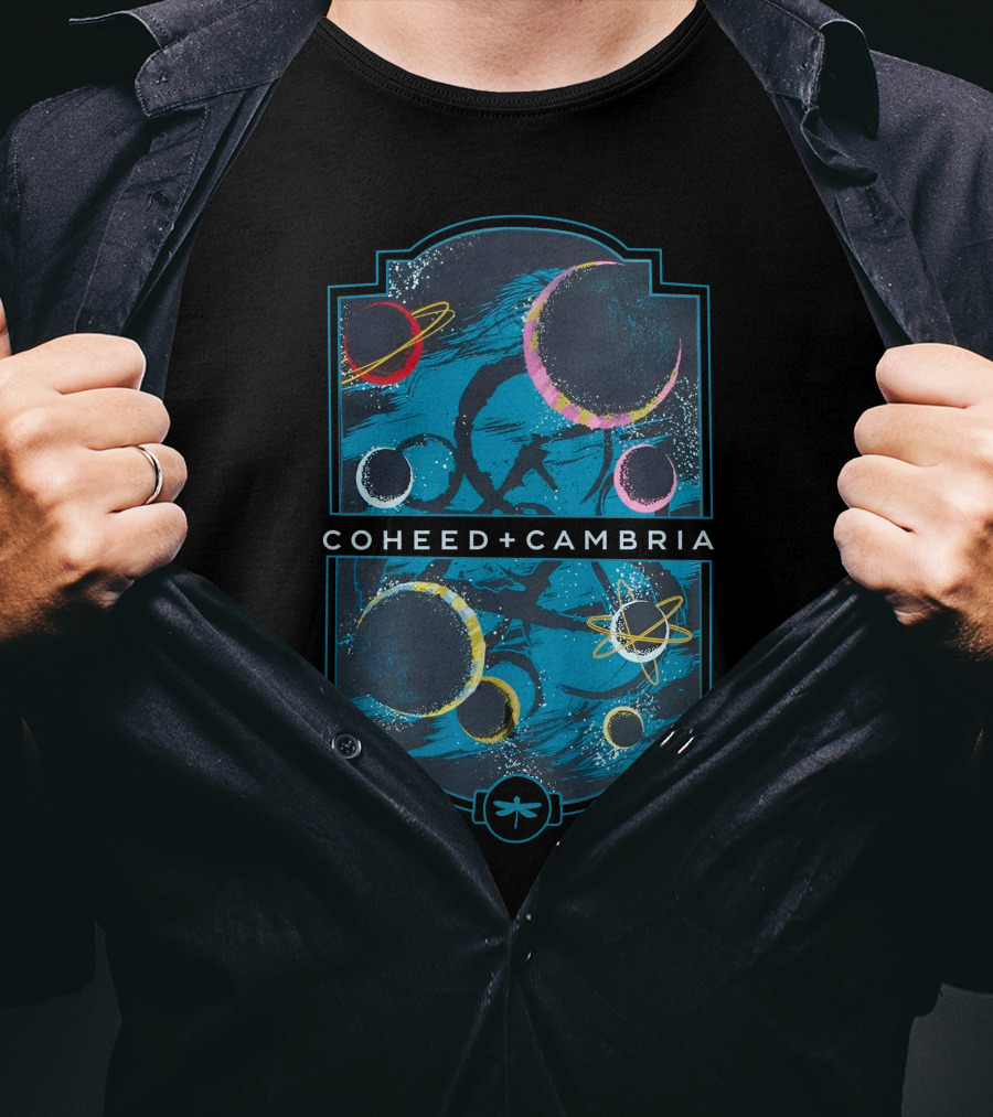 Coheed And Cambria Cosmic Planets And Space T-Shirt