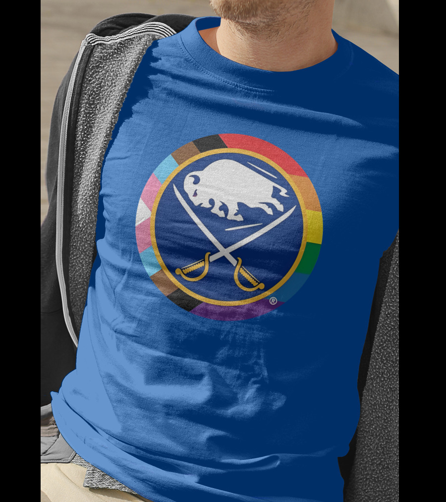Buffalo Sabres Inclusive Pride Colors T-Shirt
