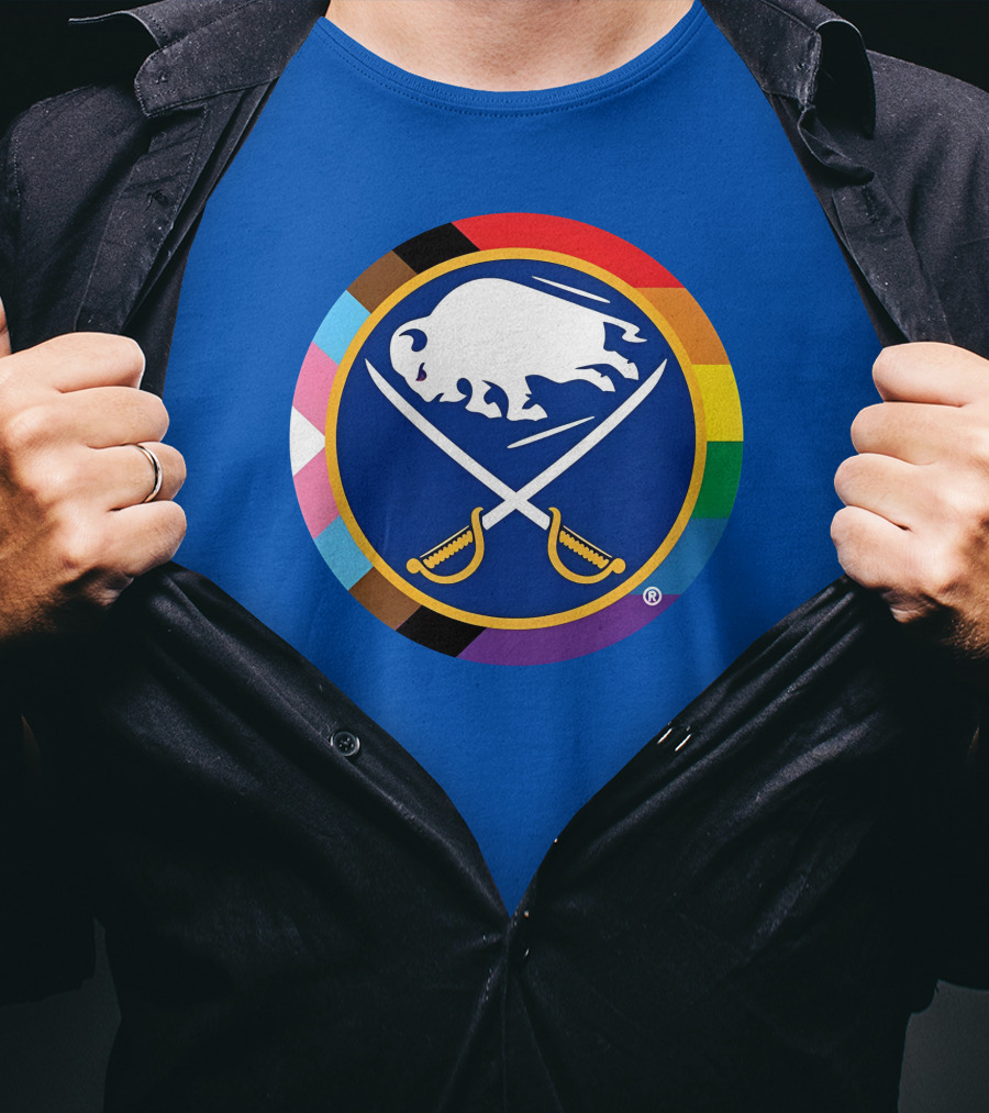 Buffalo Sabres Inclusive Pride Colors T-Shirt