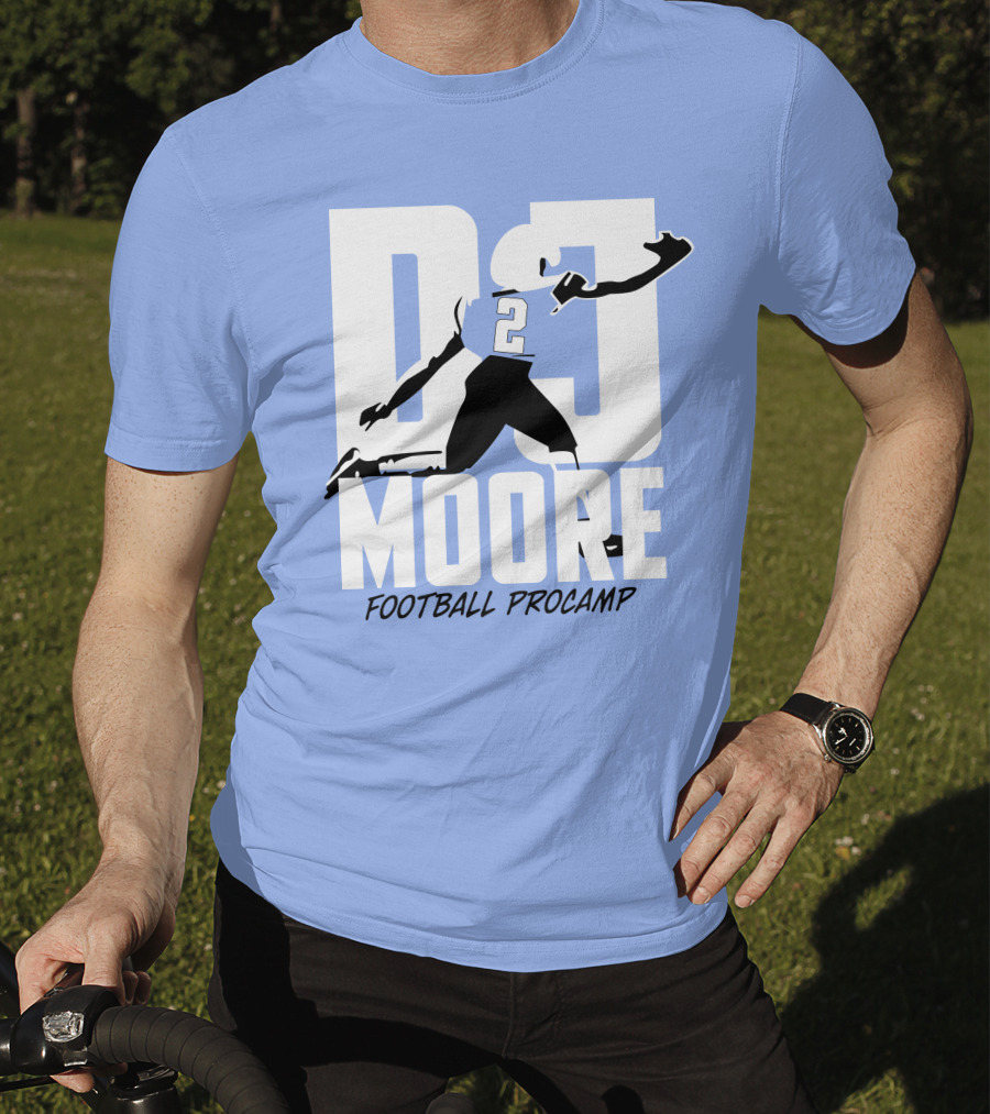 DJ Moore Football Procamp Athlete Number 2 Dynamic Movement T-Shirt