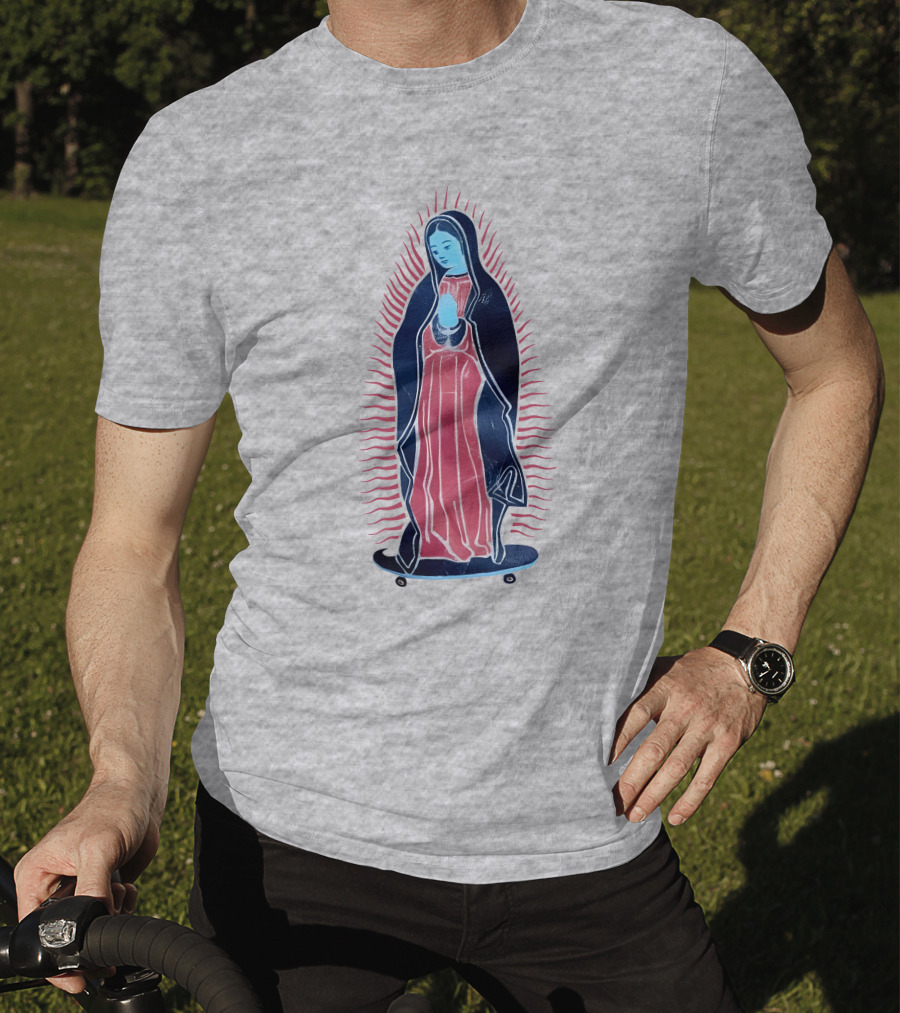 Our Lady Of Guadalupe Skateboard Iconic T-Shirt