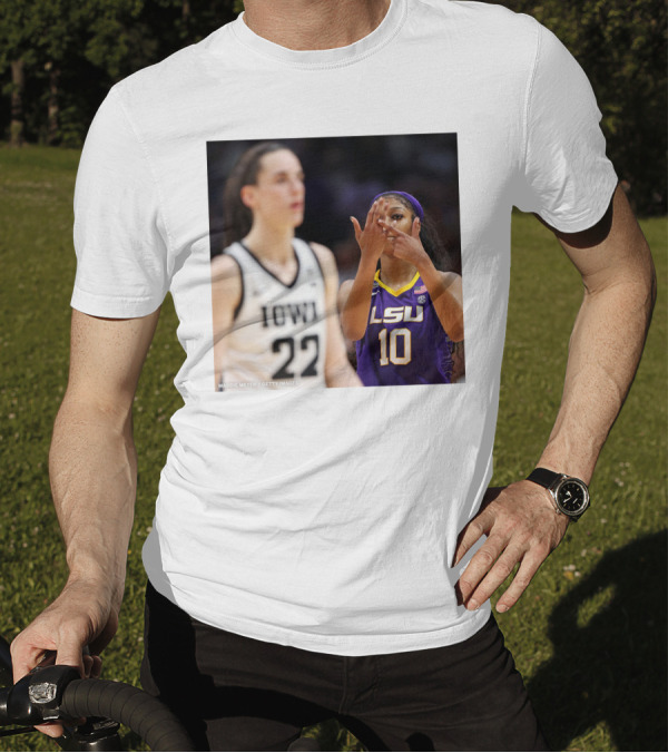 LSU Reese 10 Makes You Can’t See Me Gesture Against Iowa T-Shirt