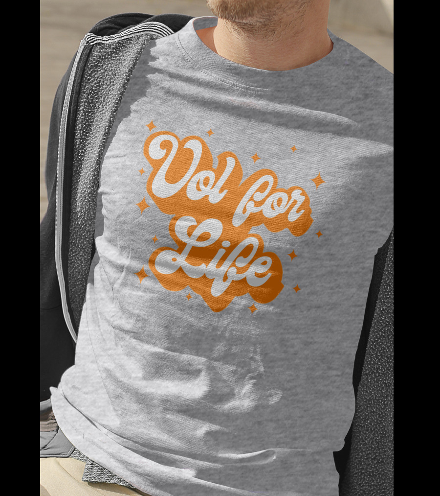 Vol For Life Tennessee Pride Orange And White T-Shirt