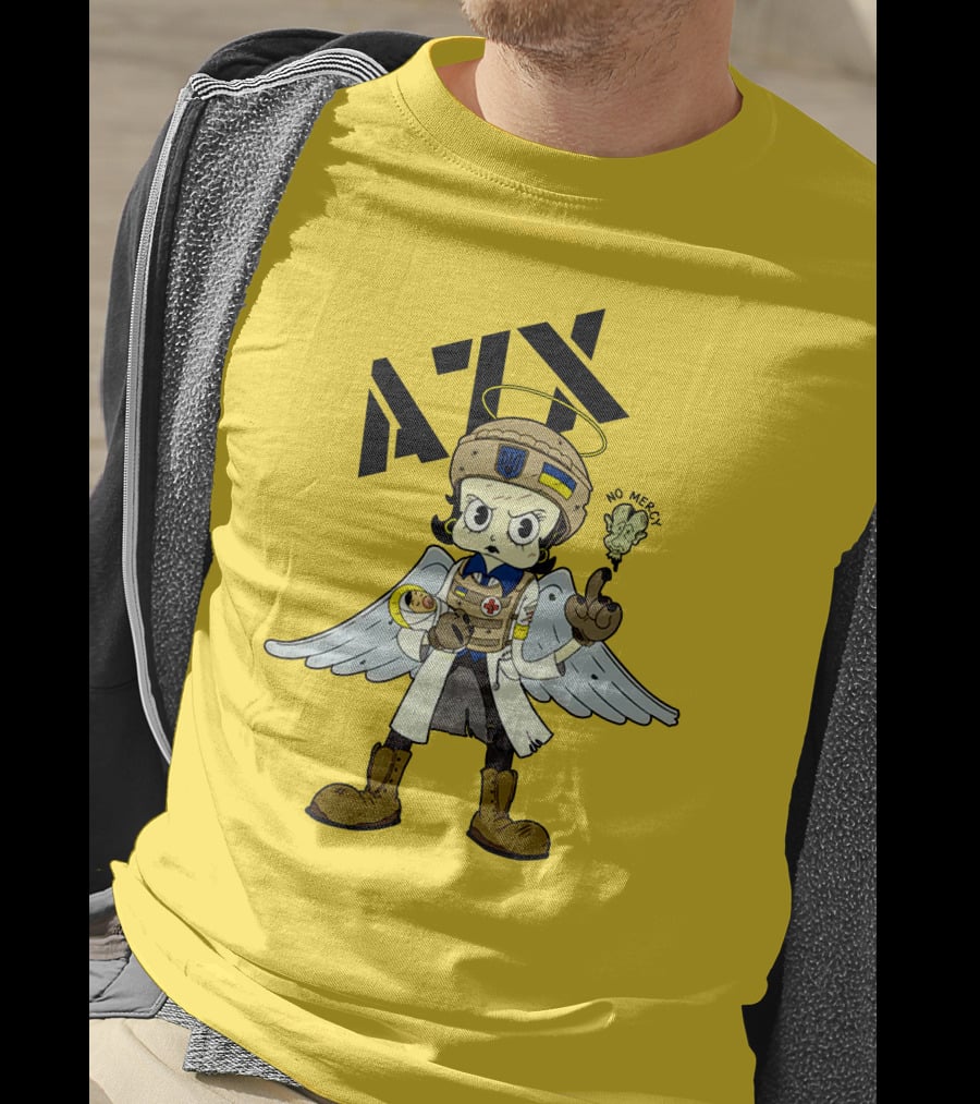 Azov Guardian Sunflower No Mercy Angel T-Shirt