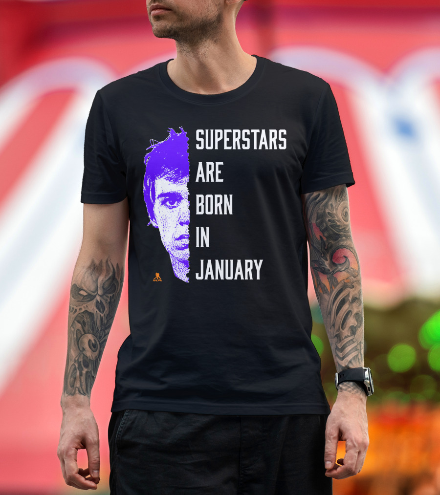 Connor McDavid Superstars Are Born In January NHL T-Shirt