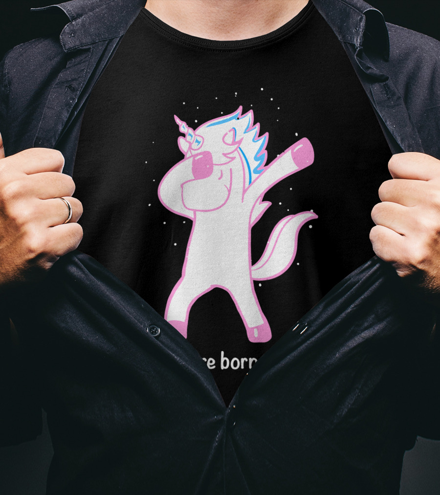 Dabbing Unicorn Celebrating Birthdays In January T-Shirt