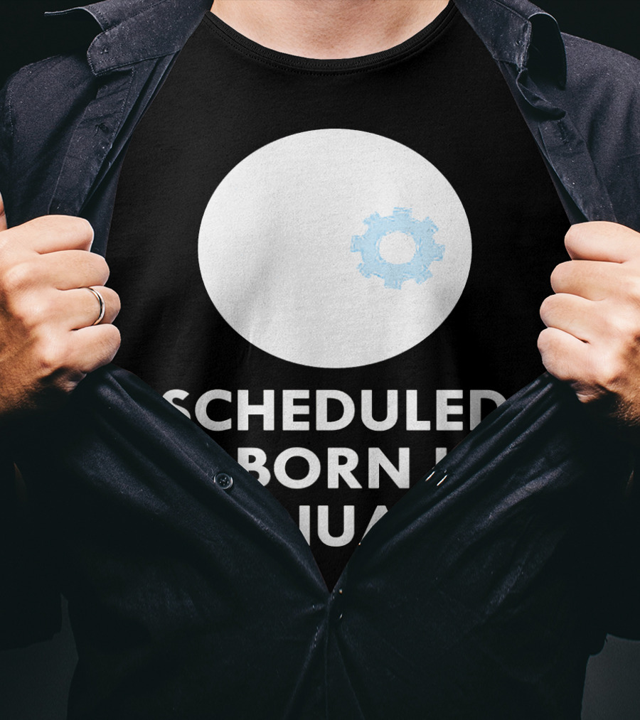 Scheduled And Born In January Engineer Kid Gear T-Shirt
