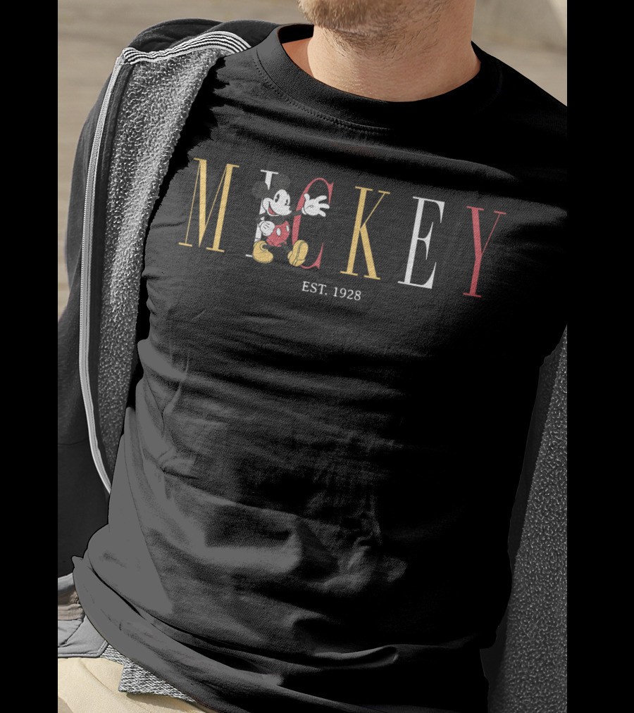 Mickey Mouse Est. 1928 Classic Disney Character T-Shirt