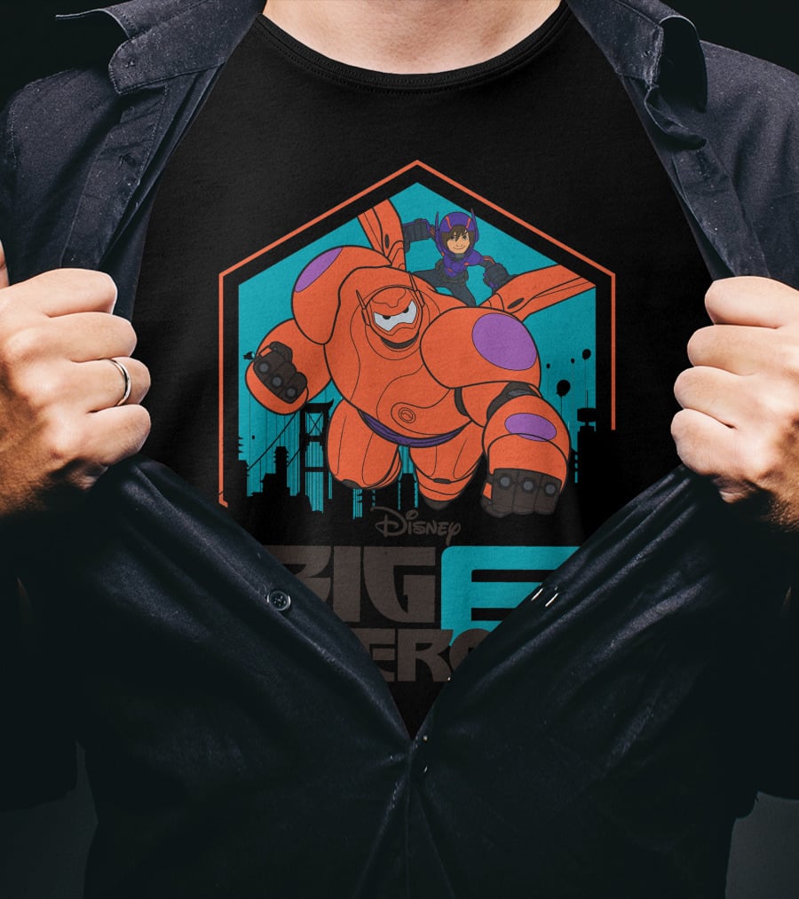 Disney Big Hero 6 Baymax And Hiro Flying Adventure T-Shirt