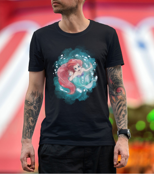 Premium T-Shirt: Disney The Little Mermaid Ariel Underwater Adventure T-Shirt Disney The Little Mermaid Ariel Underwater Adventure T-Shirt