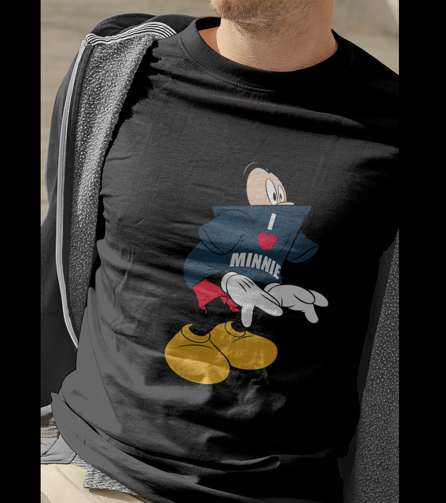 Mickey I Love Minnie Disney T-Shirt