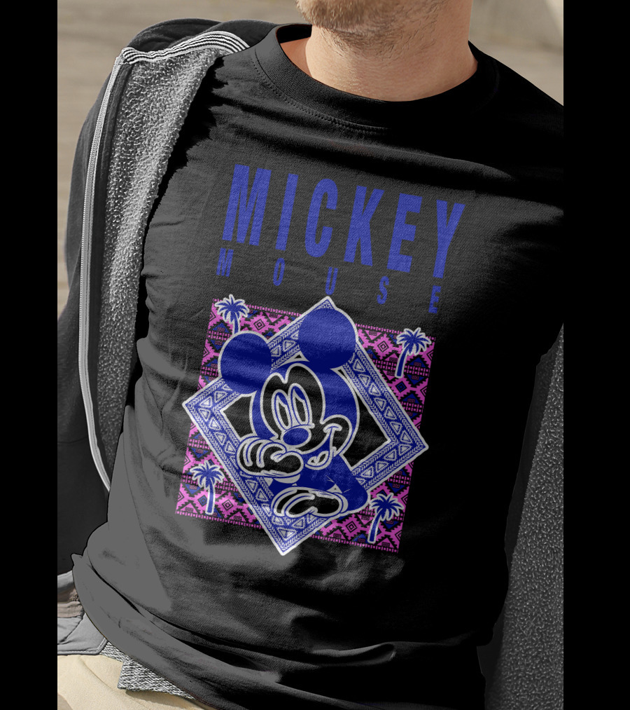 Mickey Mouse Bandana Tropical T-Shirt